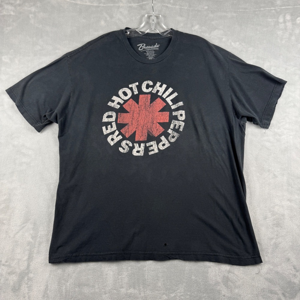 Red‎ Hot Chili Peppers Bravado 100% Cotton Graphic T-Shirt Mens 2XL Black